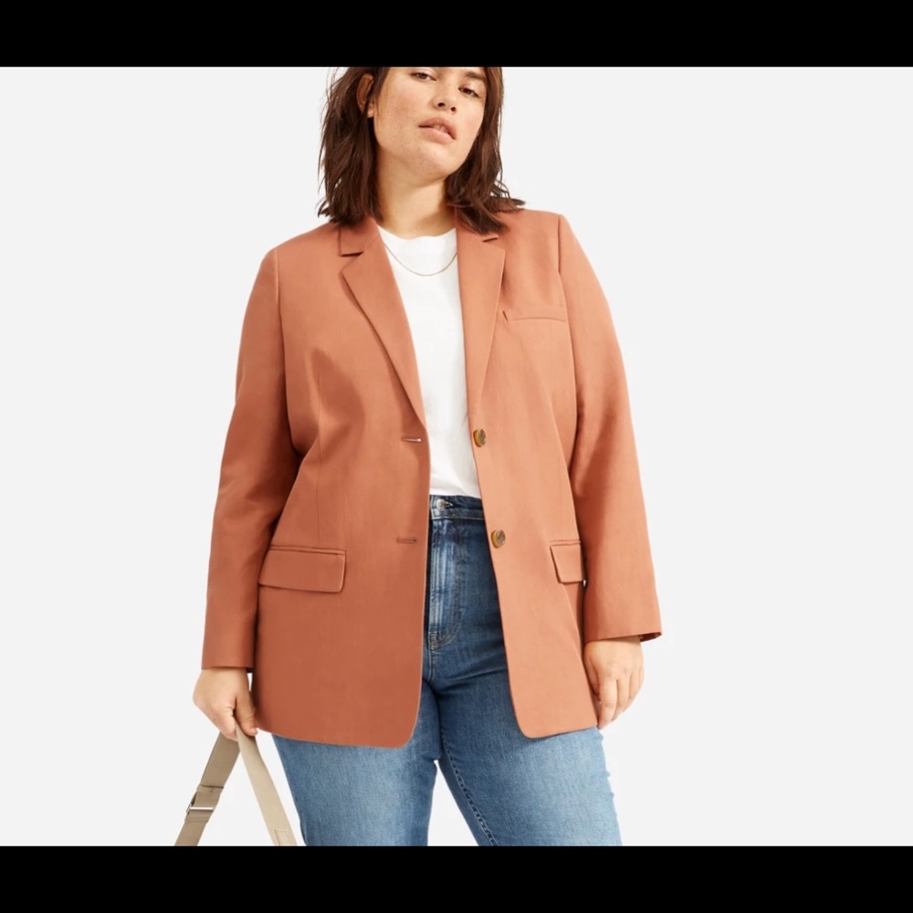 Everlane women’s cotton-linen blazer size 6